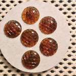 6pcs Handmade* 資材 B-241  meshed cabochon