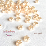 🌼お花パール cultural 5mm 穴あき  貫通