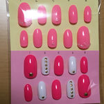 ★処分★ネイルチップ2セット レギュラーオーバルMサイズ