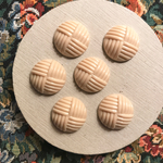 6pcs Handmade* 資材 B-245  meshed cabochon