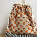 体操着入れやお着替え袋などに便利な持ち手つき巾着☆再販1☆