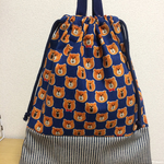 体操着入れやお着替え袋などに便利な持ち手つき巾着☆再販1☆