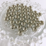 *⋆12mm&10mm★14個★丸玉★シルバー★ロジウム★大ぶり