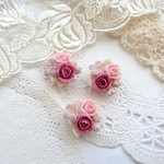 【樹脂粘土パーツ＊パールモーベッド❀ブーケ】