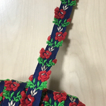 EMBROIDERY FLOWER ROSE RIBBON TAPE BRAID PARTS