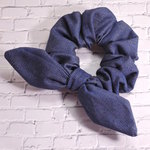DENIMリボンシュシュ