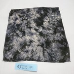 【S様　ご依頼品】草木染めの羽二重ハンカチーフ（ロッグウッド　えんじゅ　叢雲染め）