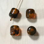 VINTAGE TORTOISE BEADS PARTS