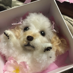 さらはな様ご予約品羊毛フェルトウチの子ブローチ