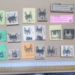 選べる2個セット：フレブル君の消しゴムはんこ