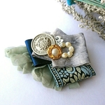 Jewelry Bouguet Ribbon  ヘアクリップ