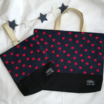 tmmstm様 オーダー品 星柄×帆布 レッスンバック8点セット