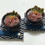 hand made ミニチュアドールハウス再販 ローストビーフ丼