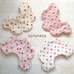 SALE【柄×柄シリーズ】いちご×小花のもくもくスタイ♡再販25