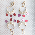 ♡♥♡Lots of love♥♡♥（イヤリング/ピアス/樹脂ピアス/樹脂ノンホールピアス）