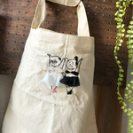 《送料込み》おじリーナ&殿リーナ トートバッグ A4サイズ ナチュラル