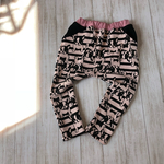 yumi8372yumi様オーダー品【100】フレンチブルちゃんサルエルパンツ