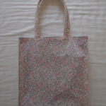 『ｐ様　オーダー品』マチ付きバッグ*リバティ*Felicite*ピンク*33×30×５㎝