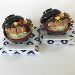 hand made ミニチュアドールハウス ソースかつ丼