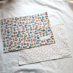 A4ランチマット2枚セット＃お花とさくらんぼ