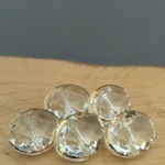 18ｍｍ◇5個入◇　ドロップガラスボタン