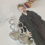 アンティークハートチェーンピアス♡