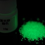 K16★蓄光砂　緑色　10g