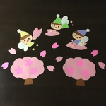 《再販》壁面飾り☆桜の妖精