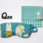 jamumiushi様専用☆裏地ダブルガーゼ!!☆【ふわもこ子供用アイマスク】黄色な白クマ