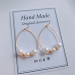 パール♡フープピアス♡