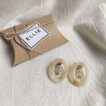 【受注制作】flower bouquet oval earrings