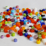 【ガラスパーツ】ミルフィオリ30ｇセット【レジン・ピアス・アクセサリー作りに！】
