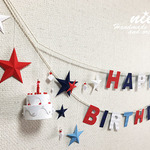 【p様オーダー品】cute*なお誕生日ガーランド★トリコ☆