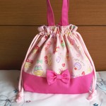 ♪マカロン柄×スイーツ柄★お弁当袋♪