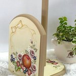 noさまご予約品❤️キッチンペーパーホルダー❤フルーツ＆ローズ