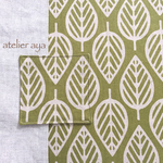 《再再販》 Leef ランチョンマット＆コースター  【Green】
