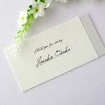席札“light glay” name card for wedding 10枚