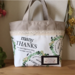 ❁トートバッグ❁many THANKS