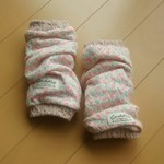 レッグウォーマー パウダーフラワー　size80-100