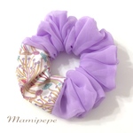 リバティ×シフォンシュシュ(すみれ)