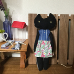 ねこのにんぎょう・くろ×金眼