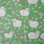 SALE!20％OFF!ドイツヴィンテージファブリック　ひつじgreen