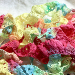 手染めレースリボン🎀幅約1.5cmカラフル