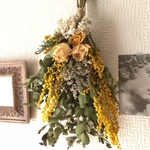 Antique Mimosa & Roses Lサイズ