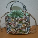 ランチ巾着バッグ  リバティＱ