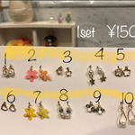 リカちゃん  ピアス  ハンドメイド 