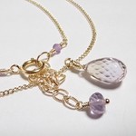 aさまご予約作品//K14GF*宝石質アメトリンのネックレス