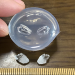 W羽根水晶ミニ（鉱石モールド）鉱石レジン用シリコンモールド型