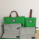  リクエスト商品♫レッスンバッグ &上靴入れ 4点セット  手さげバッグ シンプル 無地