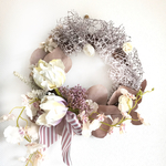 ナチュラルベージュ＋チューリップのリース